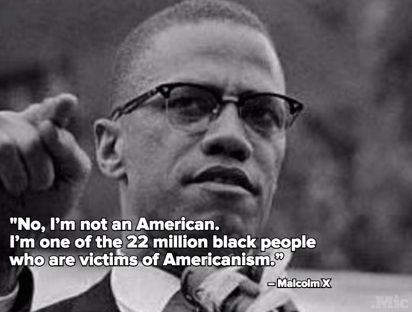 Malcolm X Zitate Englisch