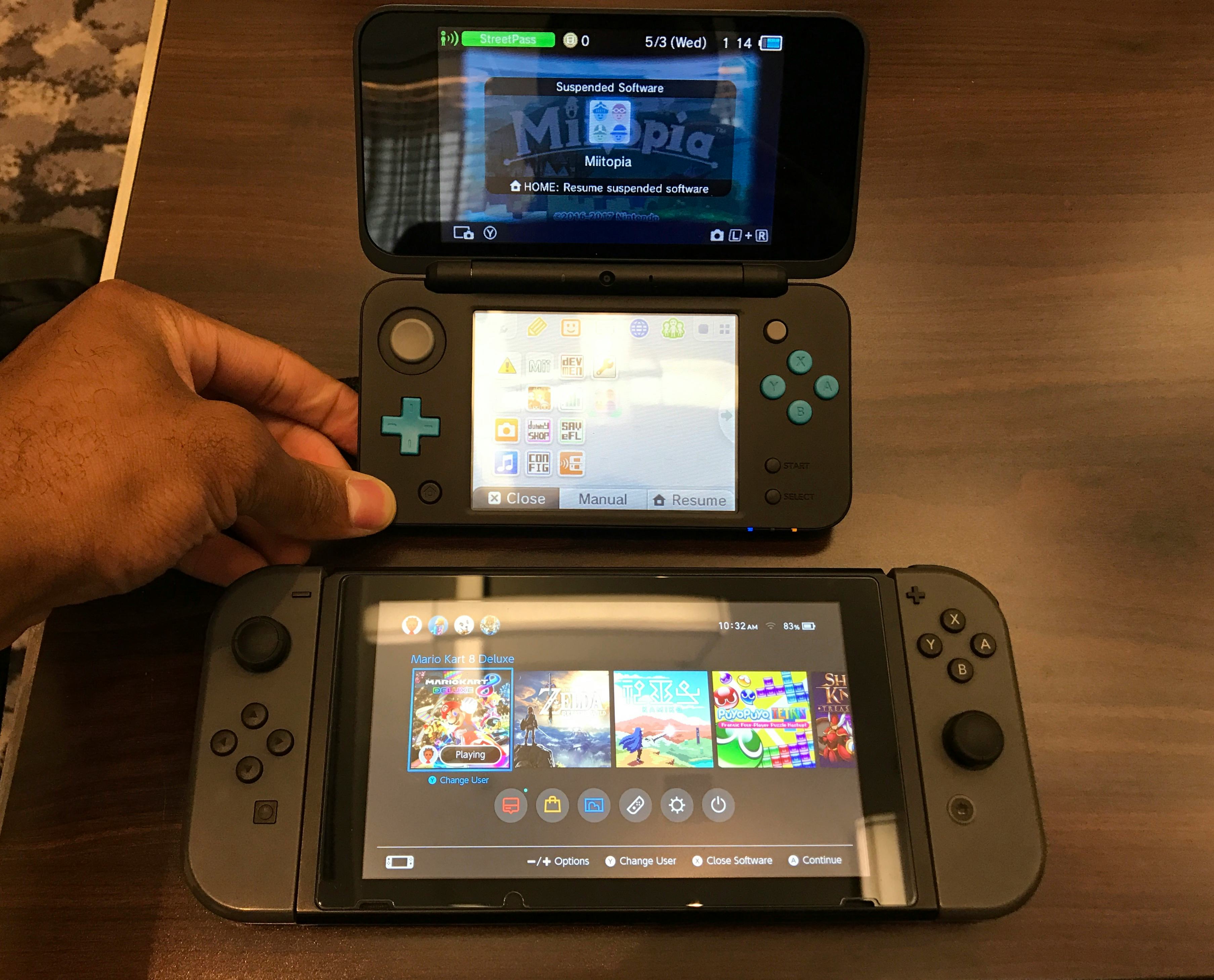 New Nintendo 2DS XL Vs 3DS XL Vs Switch 15 comparison photos to make