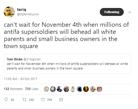 The Alt Right Fell For A Twitter Joke About Antifa Supersoldiers And Now It S Total Chaos