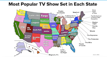 The Most Popular TV Show Set in Each State — in One Surprising Map