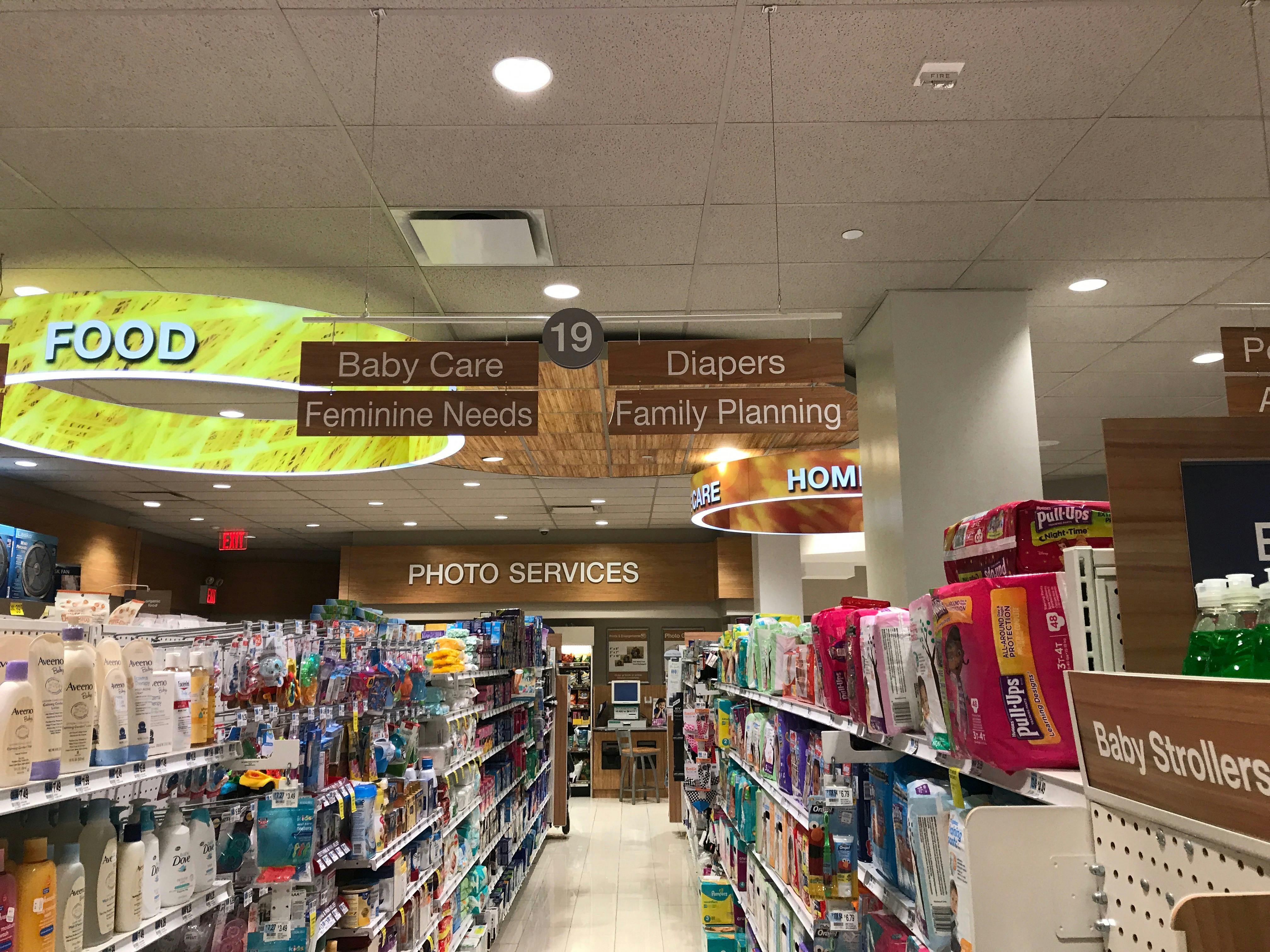 Condoms are still in the “family planning” aisle at the drugstore