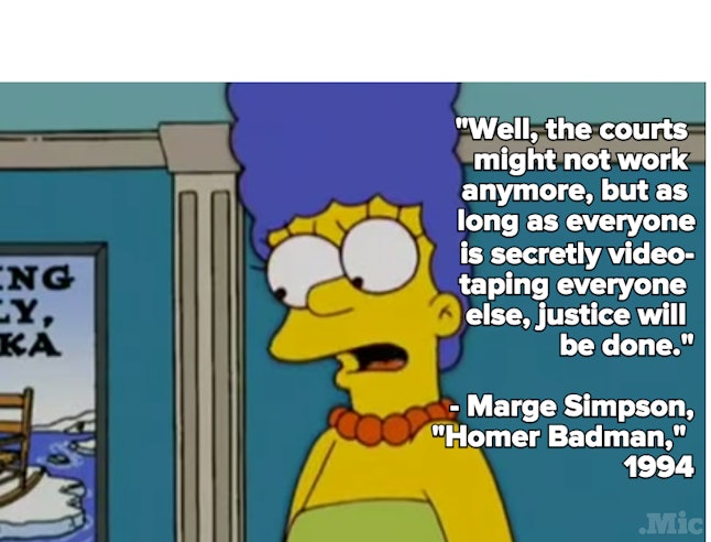 Marge Simpson Perfectly Predicted The Awful State Of The Us Justice 
