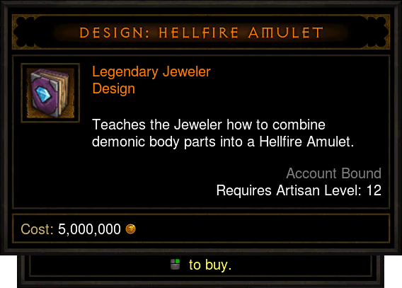 'Diablo 3' Hellfire Amulet Worth It? Recipe, materials and everything