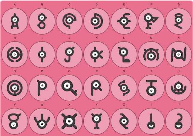 Unwon 'Pokémon Go' Unown: Everything you need to know about the Pokémon you ...