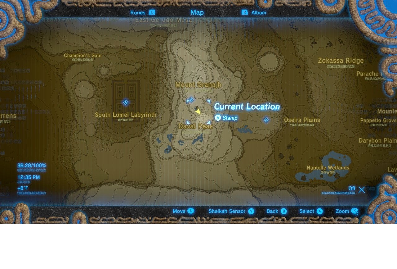 Secret Of The Snowy Peaks Shrine Quest