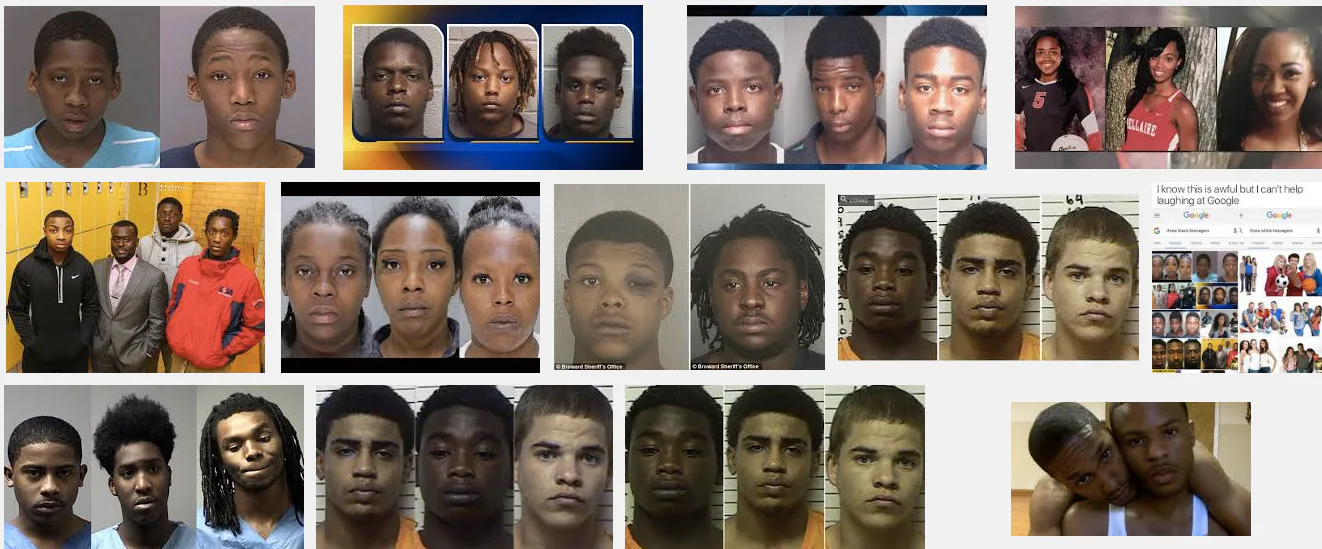 Google "Three Black Teenagers" vs. "Three White Teenagers" — See the ...