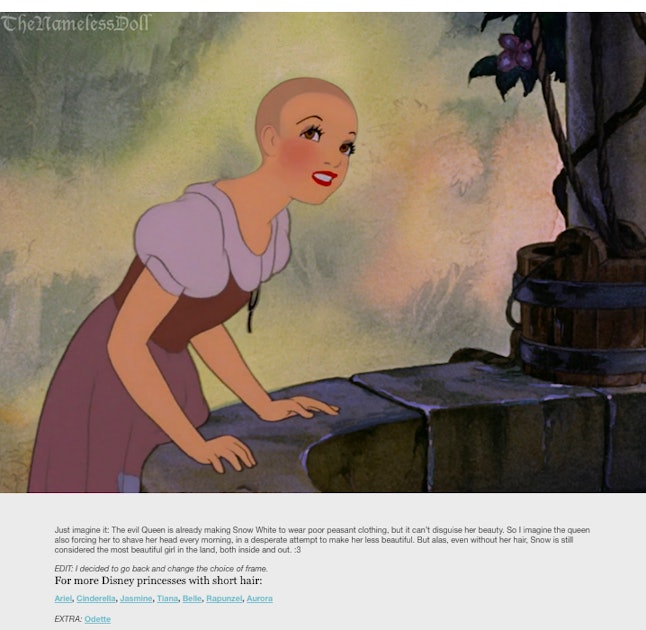 These Badass Disney Princesses Prove That Short Hair Can Be