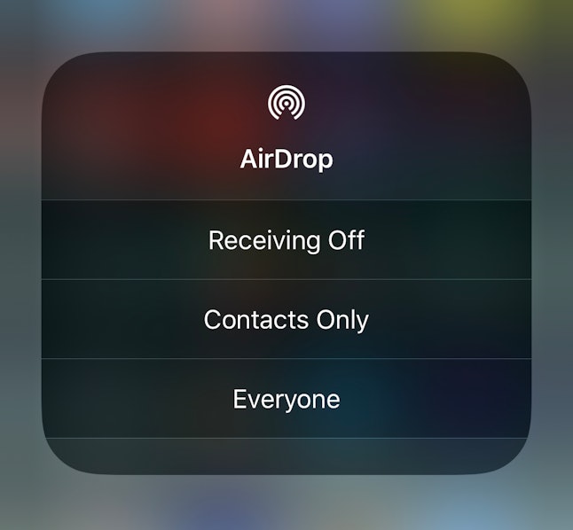 How to set your iPhone’s AirDrop to receive photos from “Contacts Only”