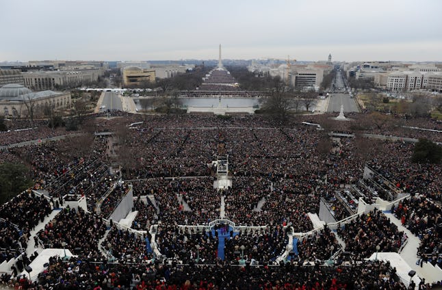 Who swears in the president of the United States?