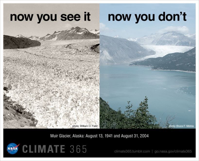 Startling BeforeandAfter Photos Show What Climate Change is Doing to