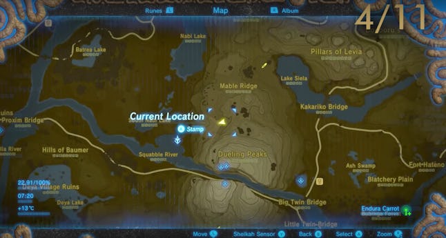 picture Hateno Village Map zelda breath of the wild stone talus