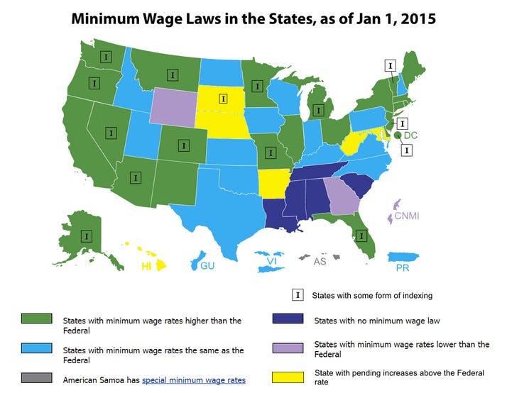 Minimum Wage Workers in 20 States Will Get a Raise in 2015 ...