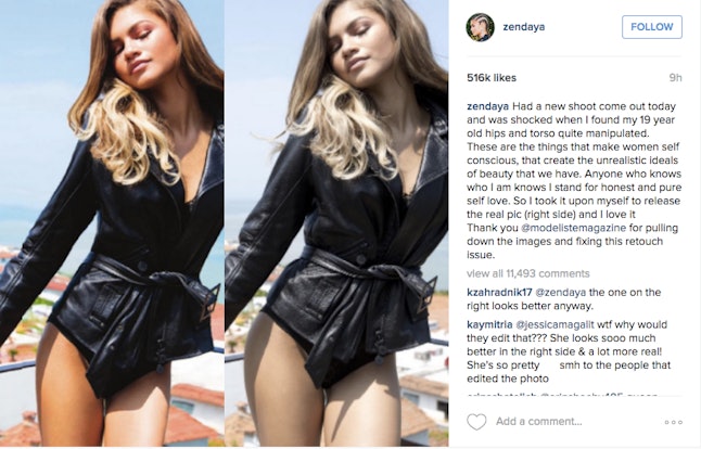 Zendaya Just Shut Down A Magazine That Airbrushed Her Photo Like