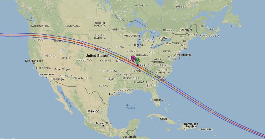 Solar Eclipse 2017 Map How to use NASA’s interactive map