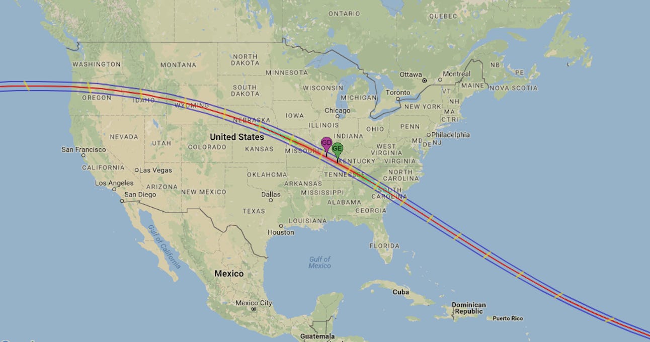 Solar Eclipse 2017 Map How to use NASA’s interactive map