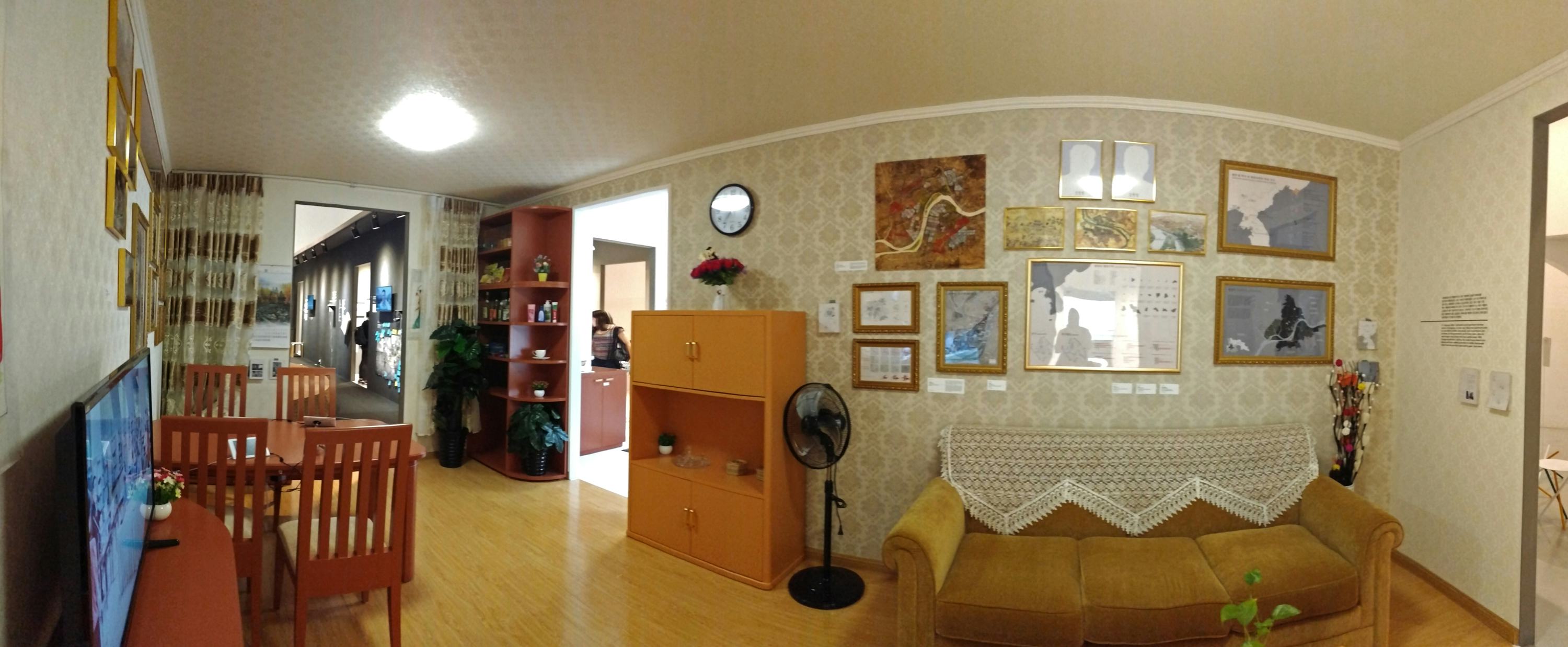 A new exhibit reveals what apartment life is like for elite North Koreans