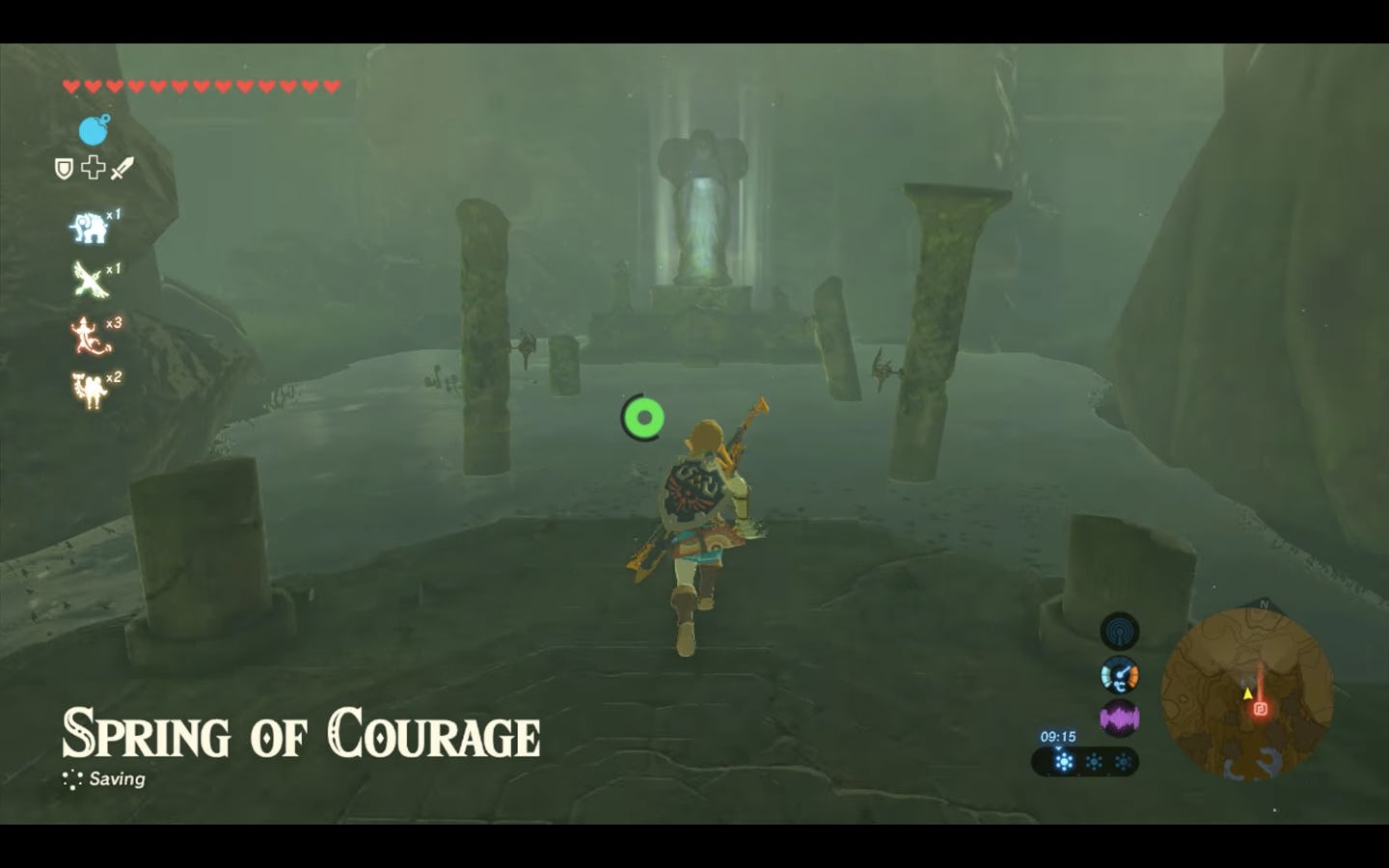 'Zelda Breath of the Wild' Spring of Courage Location How to find the