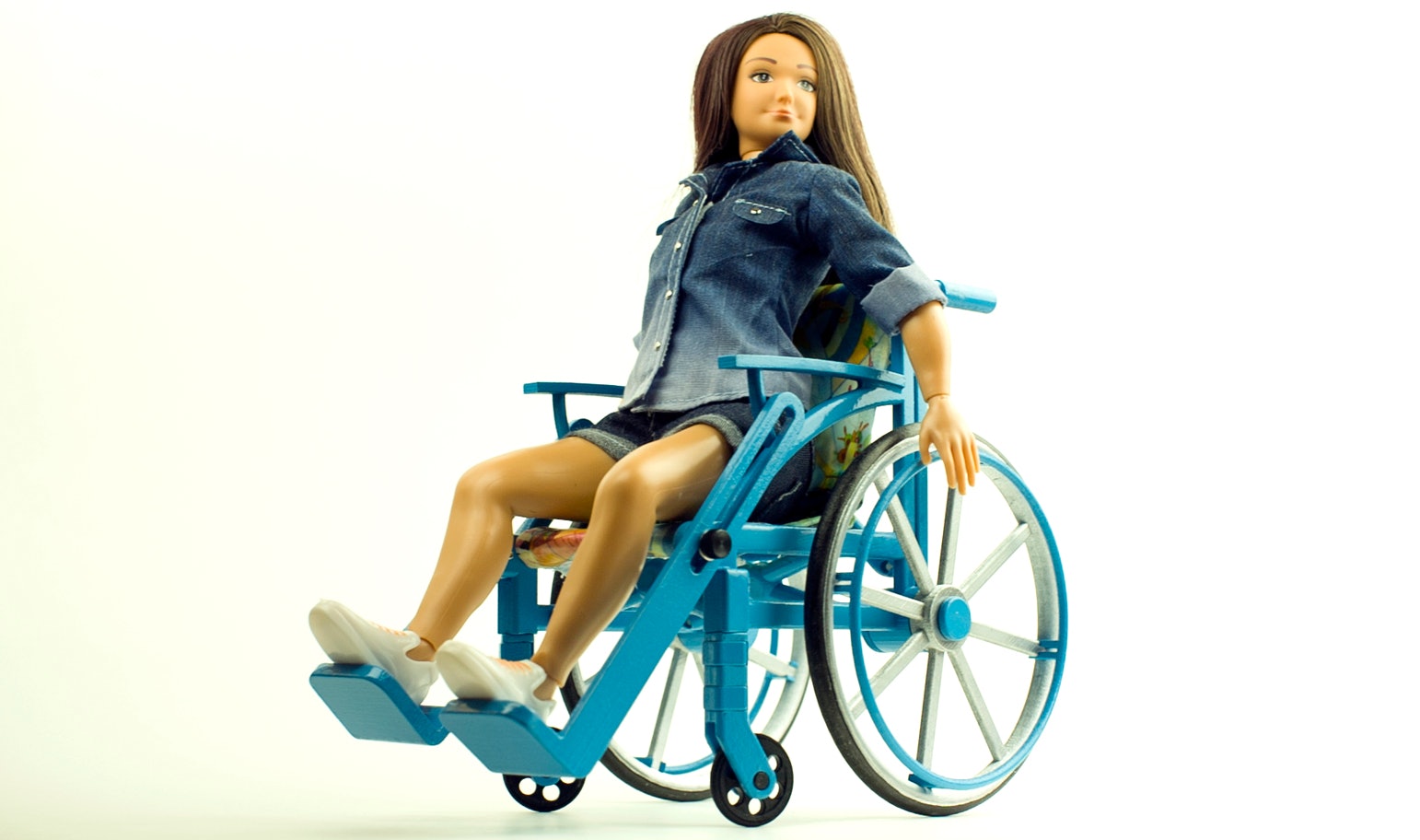 barbie doll in a wheelchair