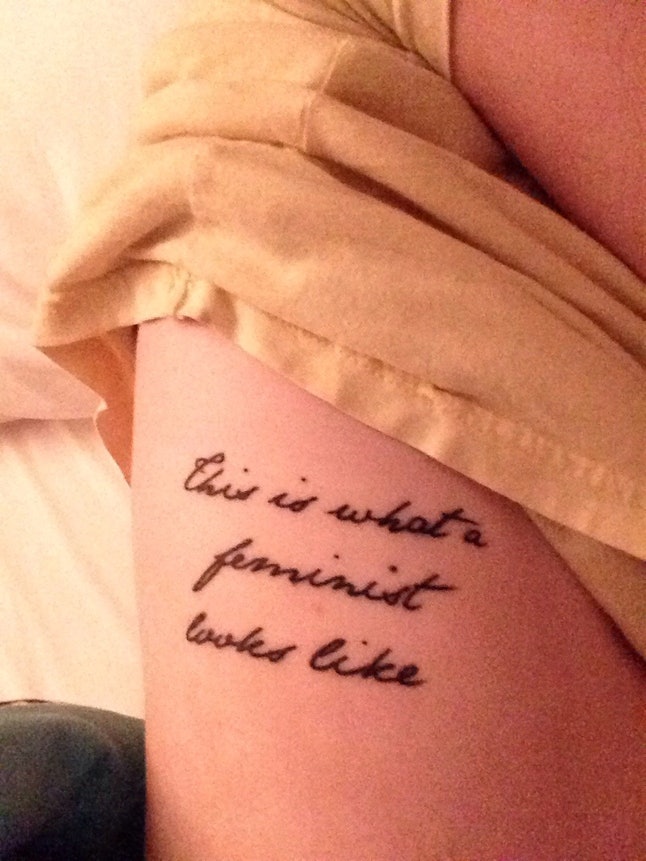 These Badass Feminist Tattoos Are The Perfect Accessory For Smashing 