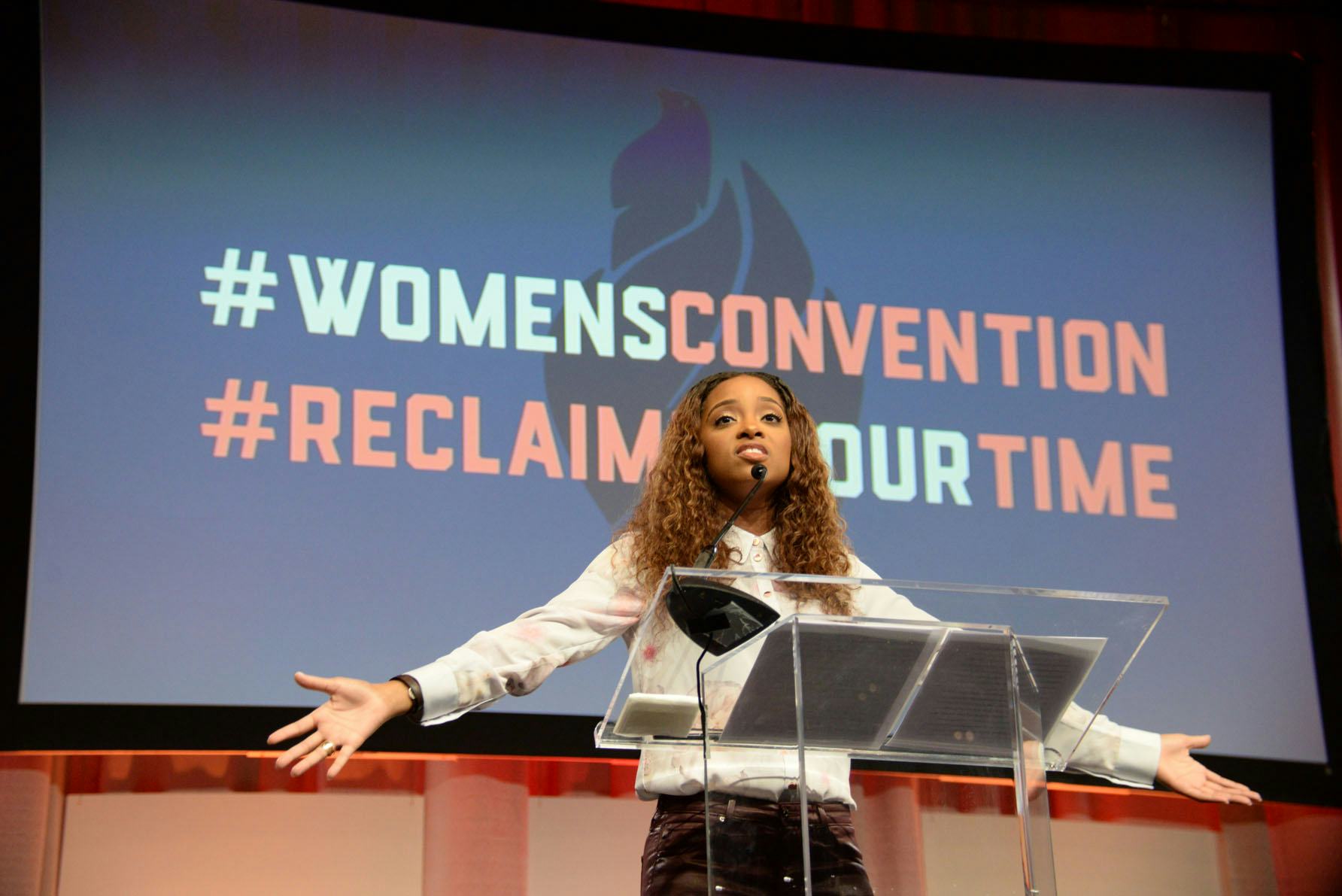 At the Women’s Convention, reckoning with the white female