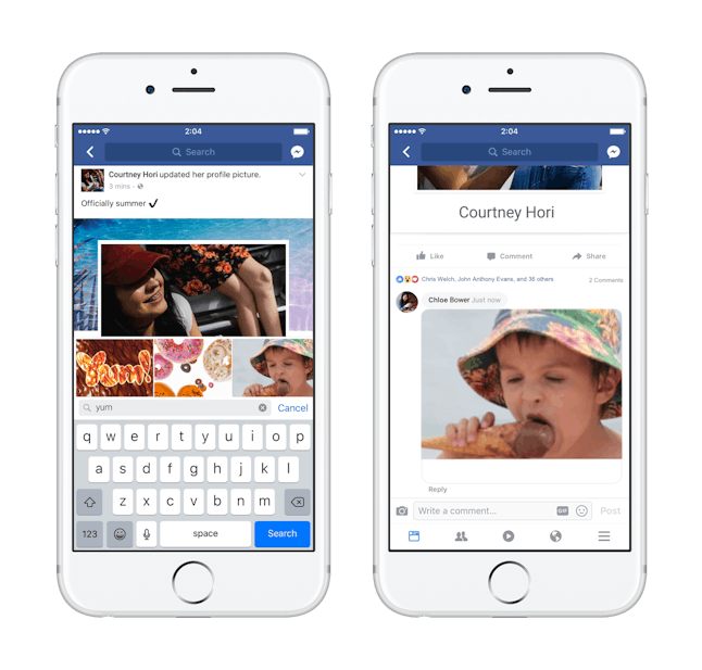 You can now comment with GIFs on Facebook. Here's how to do it.