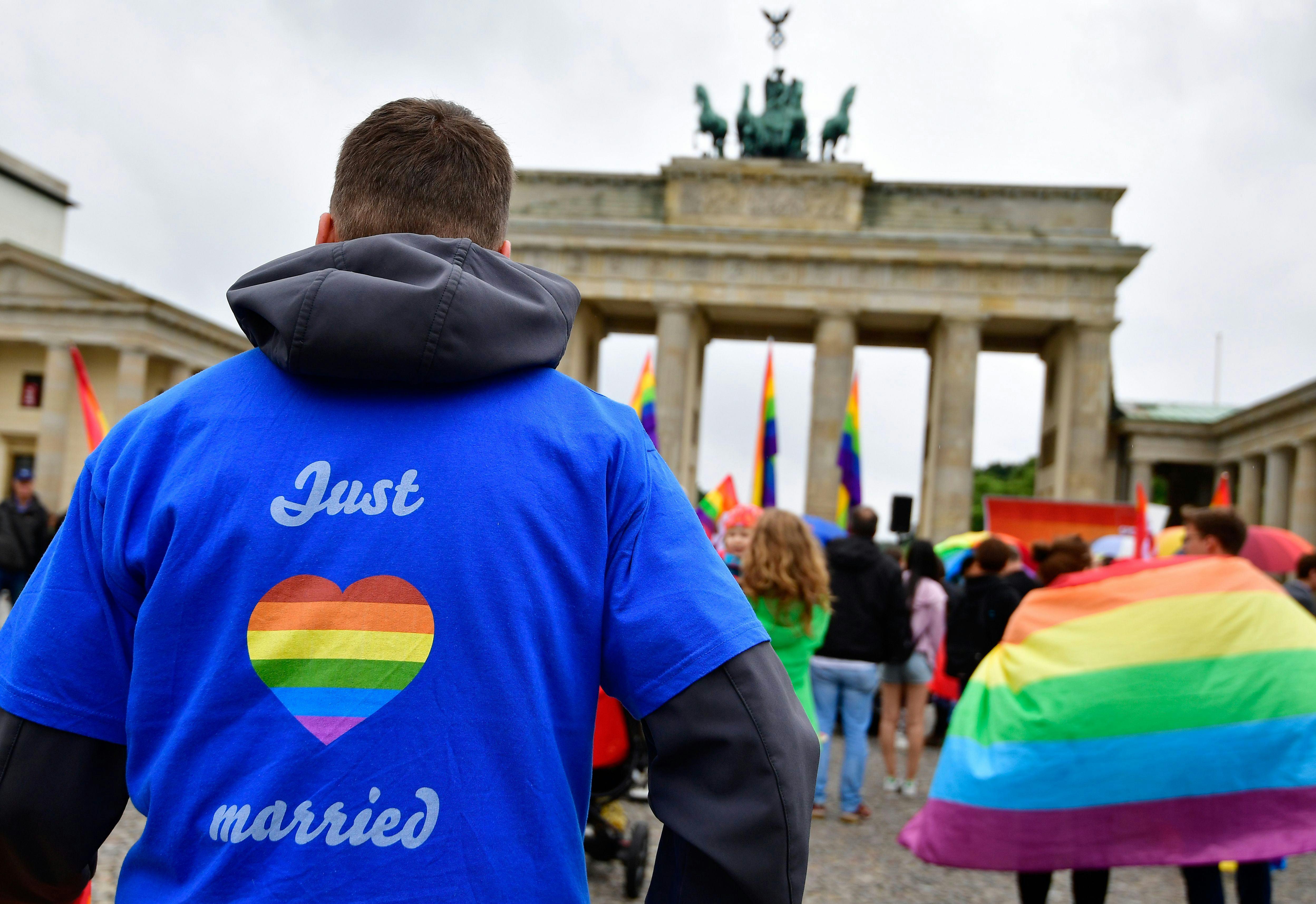 See how Germany's LGBTQ community is celebrating a longawaited same