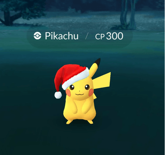 Pokemon Images Pikachu Christmas Event Pokemon Go Christmas Pikachu Pokemon Go