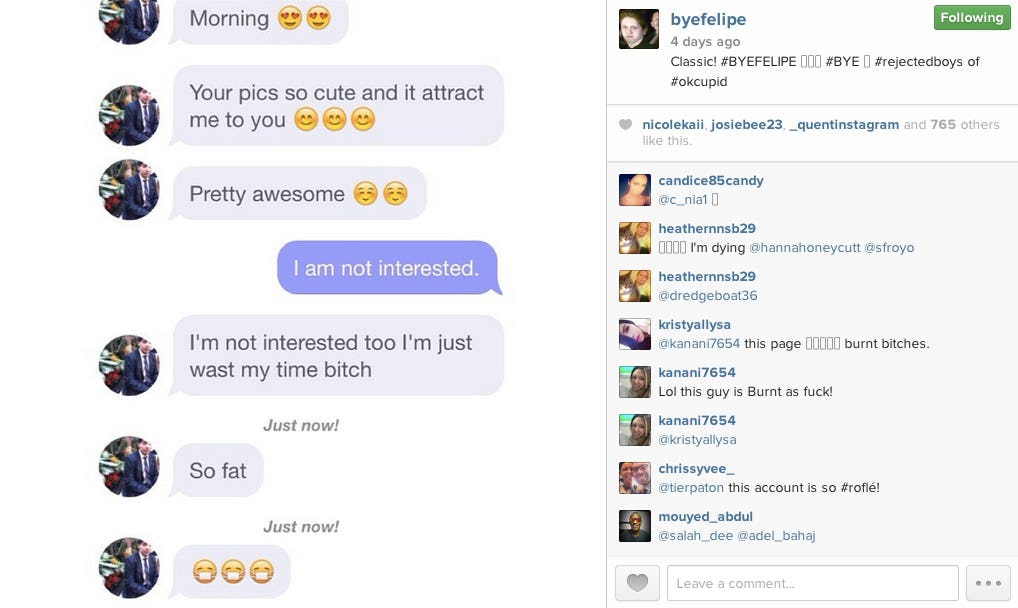 Disturbing Instagram Reveals What Women Really Face When Dating Online