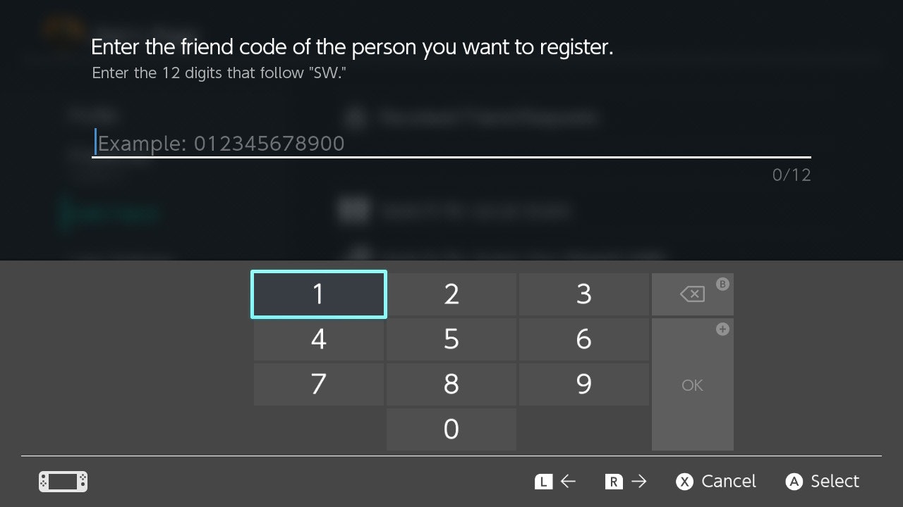 friend code for nintendo switch