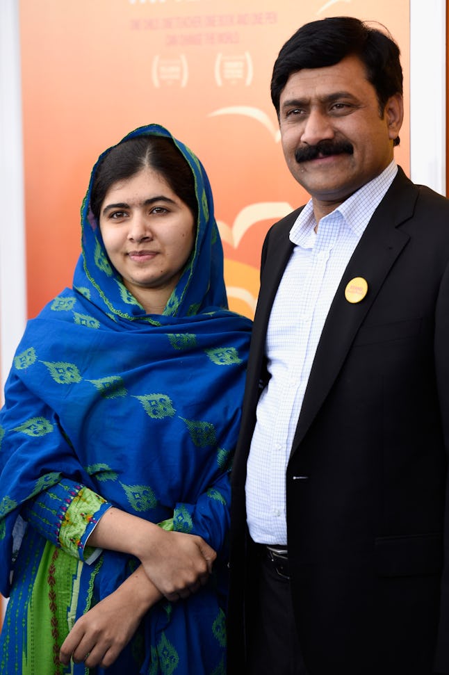 Malala Yousafzai's father, Ziauddin, said world peace can't exist