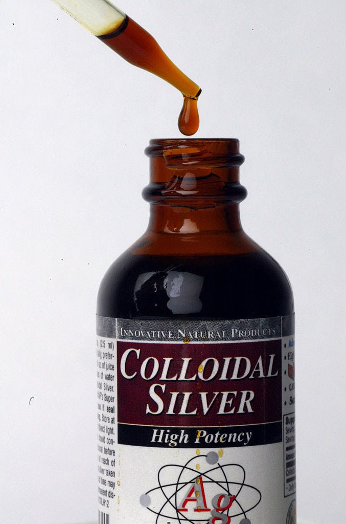 The truth about colloidal silver, a supplement that's supposed to treat